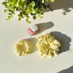 Buttercup Set – 2 Satin Scrunchies